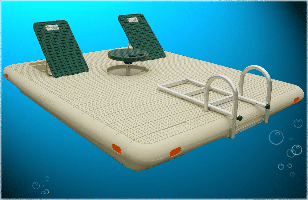 Otter Island Plastic Swim Rafts - Great Northern Docks