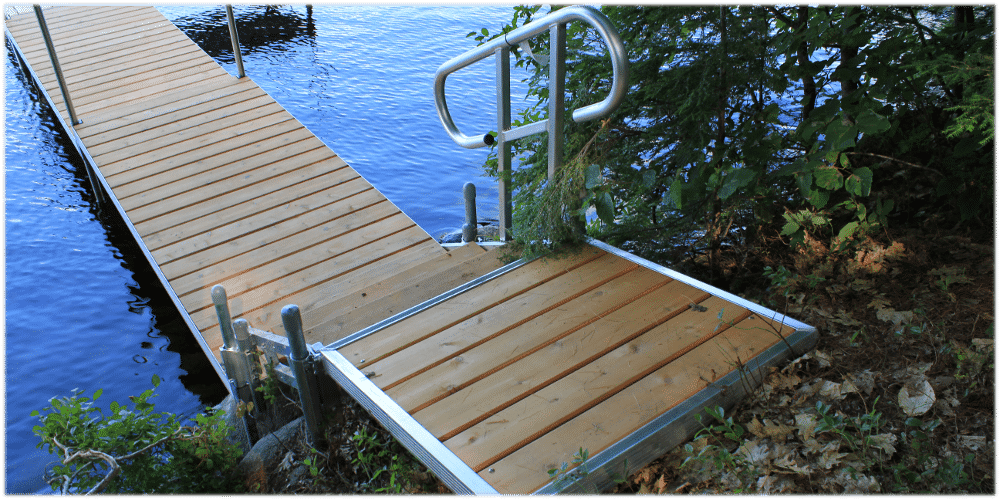  and enjoy the view from your Great Northern Dock with a dock bench