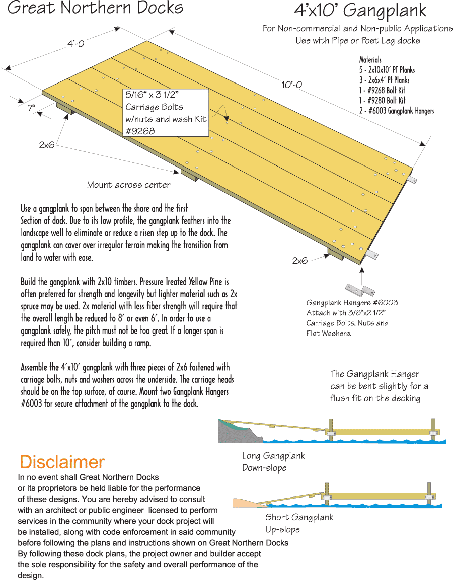 Dock Plans - Boat Docks