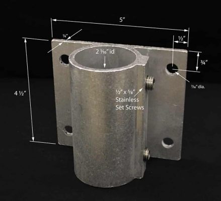 Flush Mount Pipe Bracket #4183