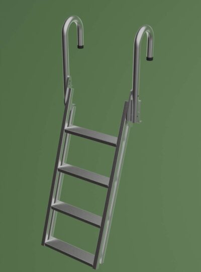 Dock Ladder Aluminum (20º Slanted) # 9079DL (With Dura-LITE™ Bolt Kit) For Dura-LITE™ Dock Frame only
