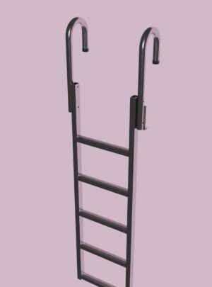 Dock Ladder Aluminum “Vertical” 5 Steps #9078DL-5 (With Bolt Kit) For Dura-LITE™ Dock Frame only