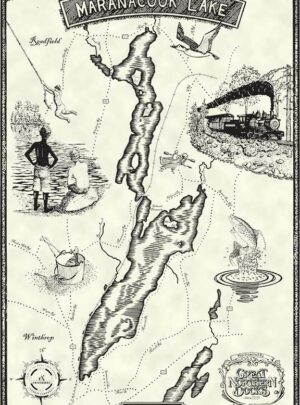 Maranacook Lake Map – 1047