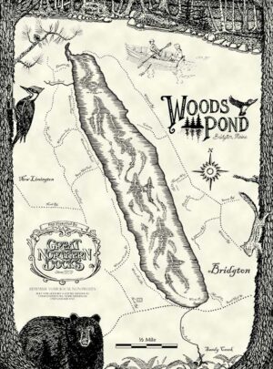 Woods Pond Map – 1053